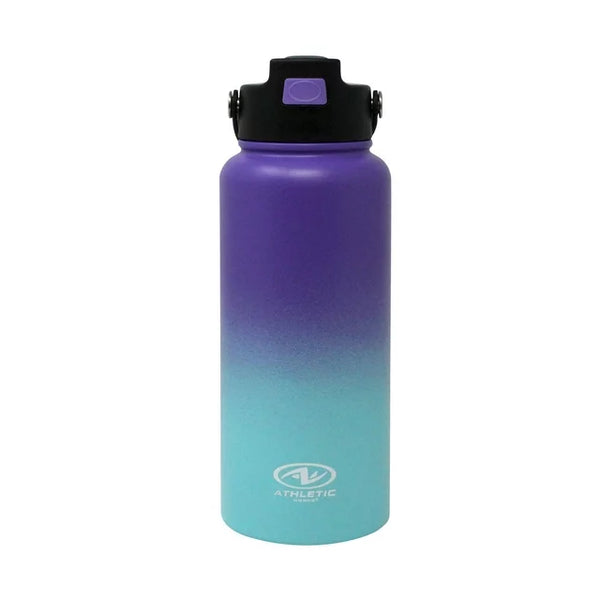 Athletic Works 32 Fluid Ounce SS Water Bottle W/ Flip Straw Lid