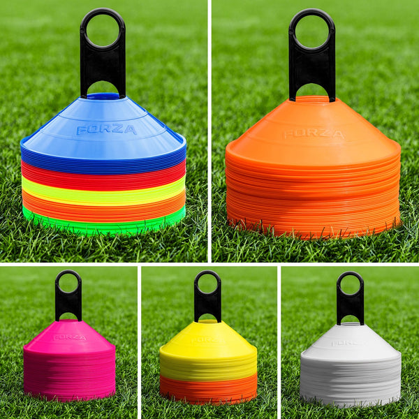 FORZA FOOTBALL TRAINING MARKER CONES [5 COLOURS]